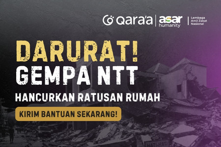 NTT Bangkit! Bantu Korban Gempa yang Membutuhkan