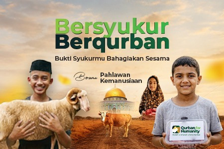 Peluk Hangat Saudara Gaza dengan Qurbanmu