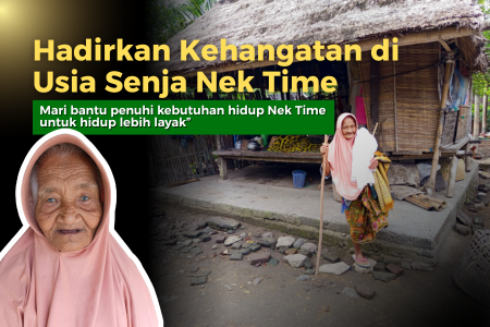 Di Penghujung Usianya, Nek Time Hanya Ingin Makan dengan Layak