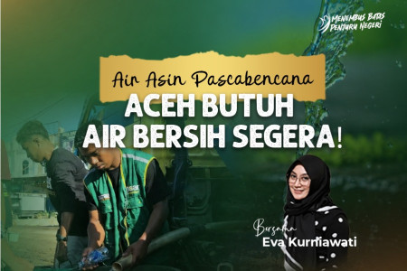 Alirkan Air Bersih untuk Desa Cot Usen, Kecamatan Baktiya Barat, Kabupaten Aceh Utara.