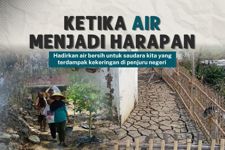 Saat Kekeringan Melanda, Alirkan Air Bersih ke Penjuru Negeri