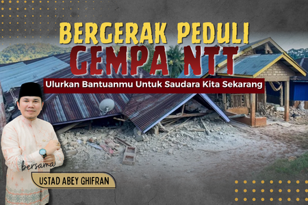 Bersama Ust. Abey Ghifran, Bergerak Peduli untuk Saudara Kita di NTT