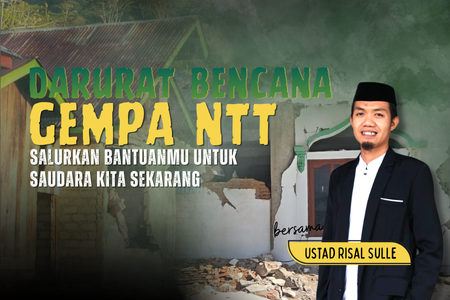 Bersama Ust. Risal Sulle, Bergerak Peduli untuk Saudara Kita di NTT