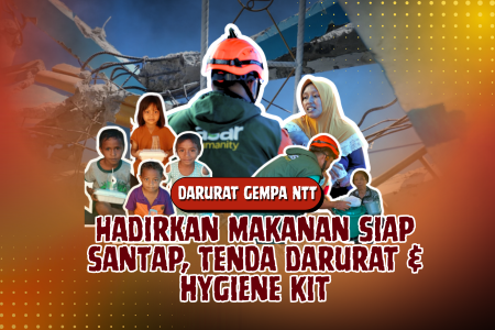 Bantu Penuhi Kebutuhan Dasar Penyintas Gempa NTT