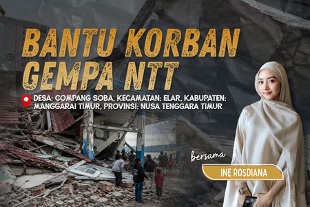 Klik dan ikut hadirkan bantuan untuk saudara kita yang terdampak gempa di NTT