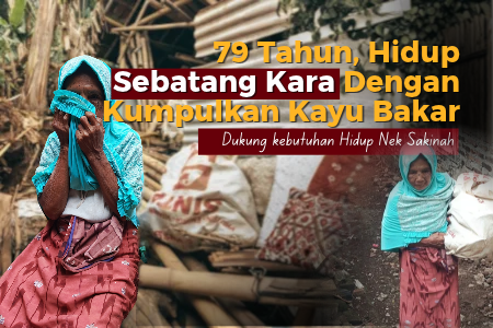 Bantu Nenek Sakinah Penuhi Kebutuhan Dasar di Usia Senja